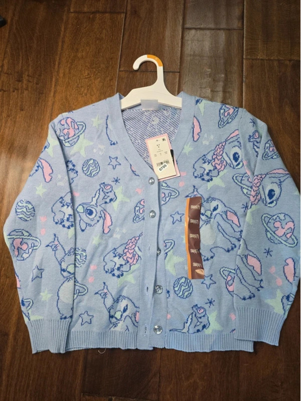 6/7 brand new disney stitch cardigan item 706G3